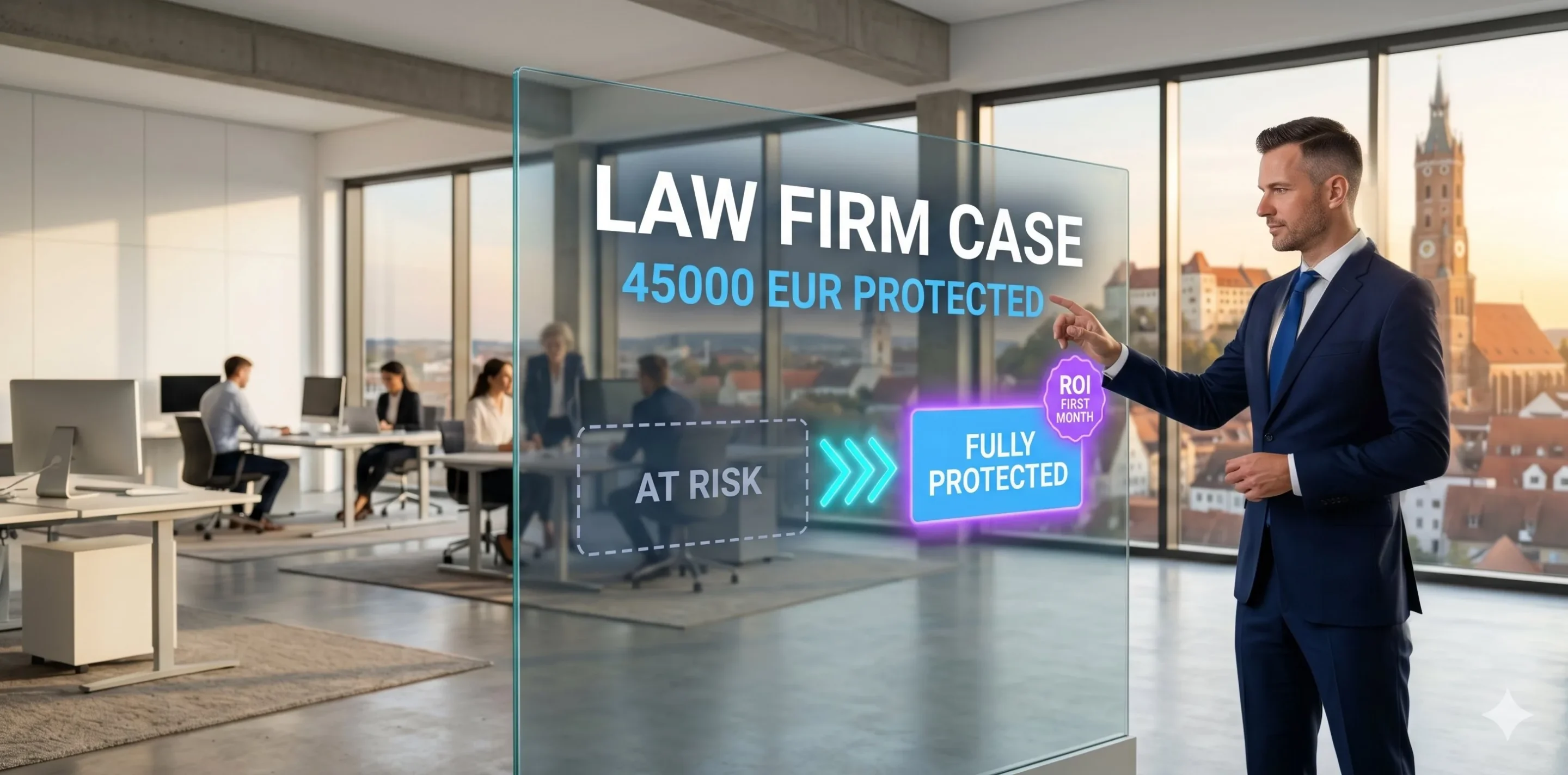 Hornetsecurity Case Anwaltskanzlei Hornetsecurity Case Study Anwaltskanzlei mit 12 Mitarbeitern stoppt CEO-Fraud-Versuch und erfüllt BRAO sowie §147 AO