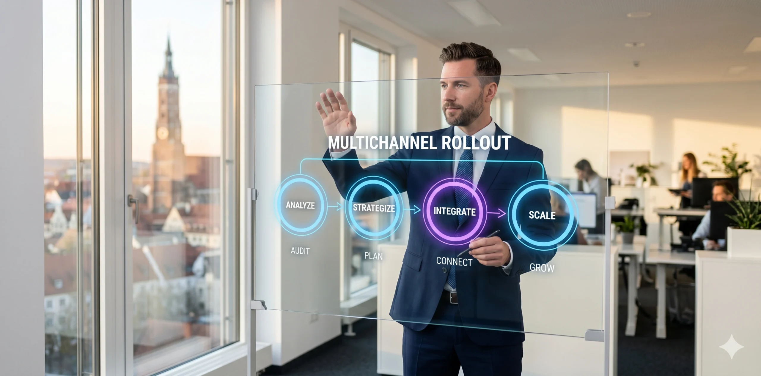 Multichannel-Strategie in vier Schritten Newmountains.IT Multichannel-Strategie in 4 Schritten — Shop-Analyse Strategie Umsetzung und Skalierung bei Newmountains.IT für KMU