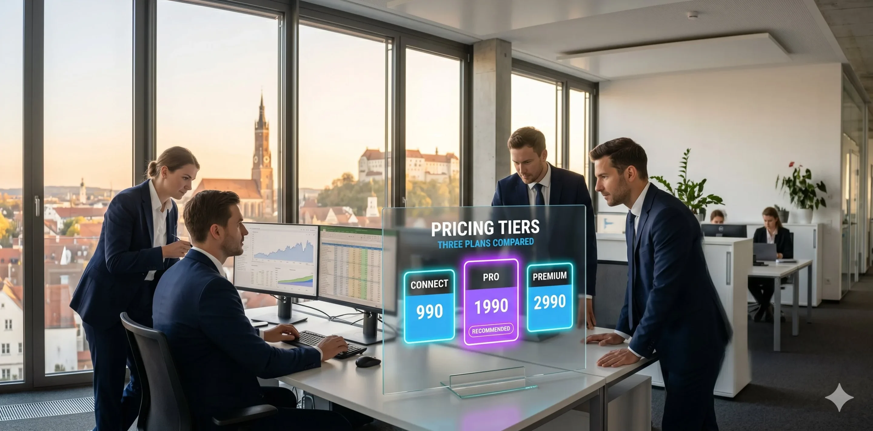 Placetel Tarife Connect Pro Premium im Vergleich mit Preisen und Features für mittlere KMU