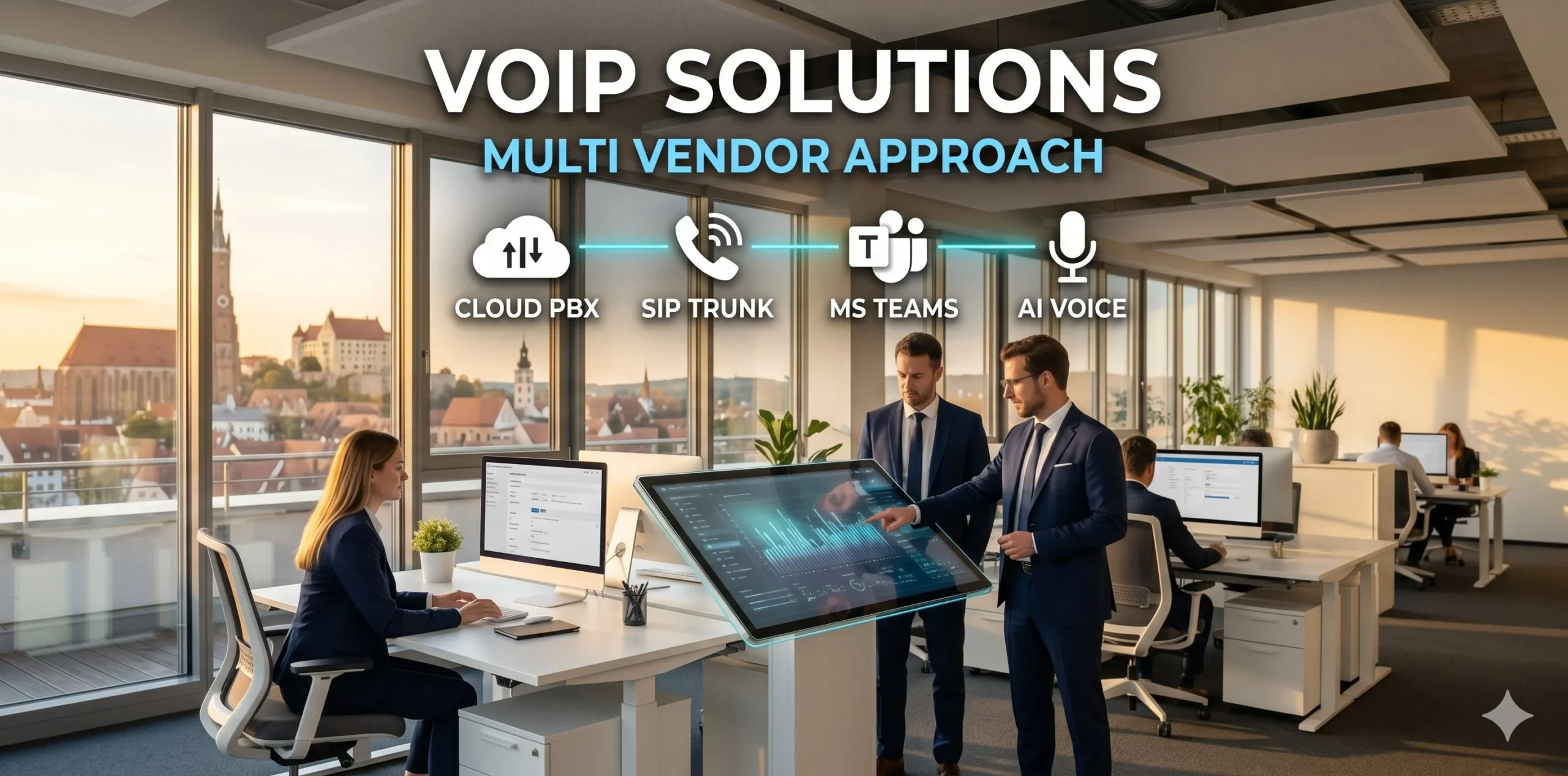 SIP-Trunks und VoIP-Anbieter von Newmountains.IT — anbieterneutrale Empfehlung von Placetel Sipgate easybell und 3CX für KMU