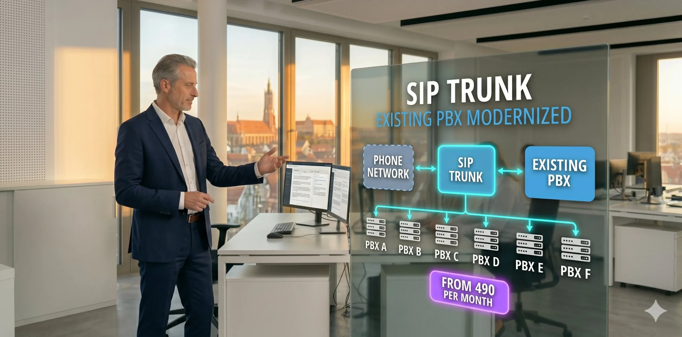 Sipgate SIP-Trunk für bestehende Cloud-Telefonanlagen 3CX Asterisk Starface Placetel NFON Auerswald