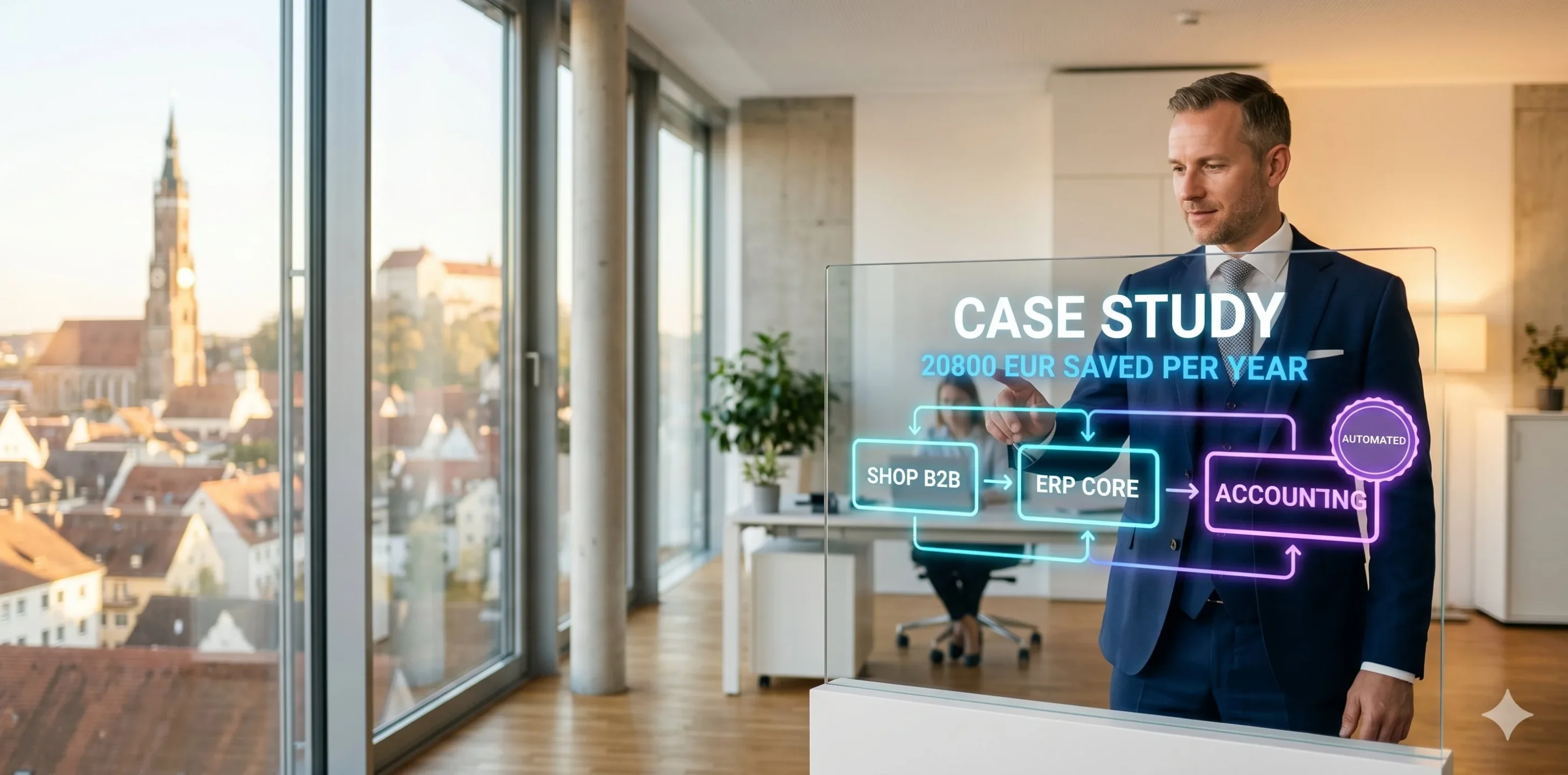 ario Cloud Case Study Maschinenbau-Zulieferer mit 18 Mitarbeitern und 20.800 Euro pro Jahr Ersparnis durch ERP-Integration