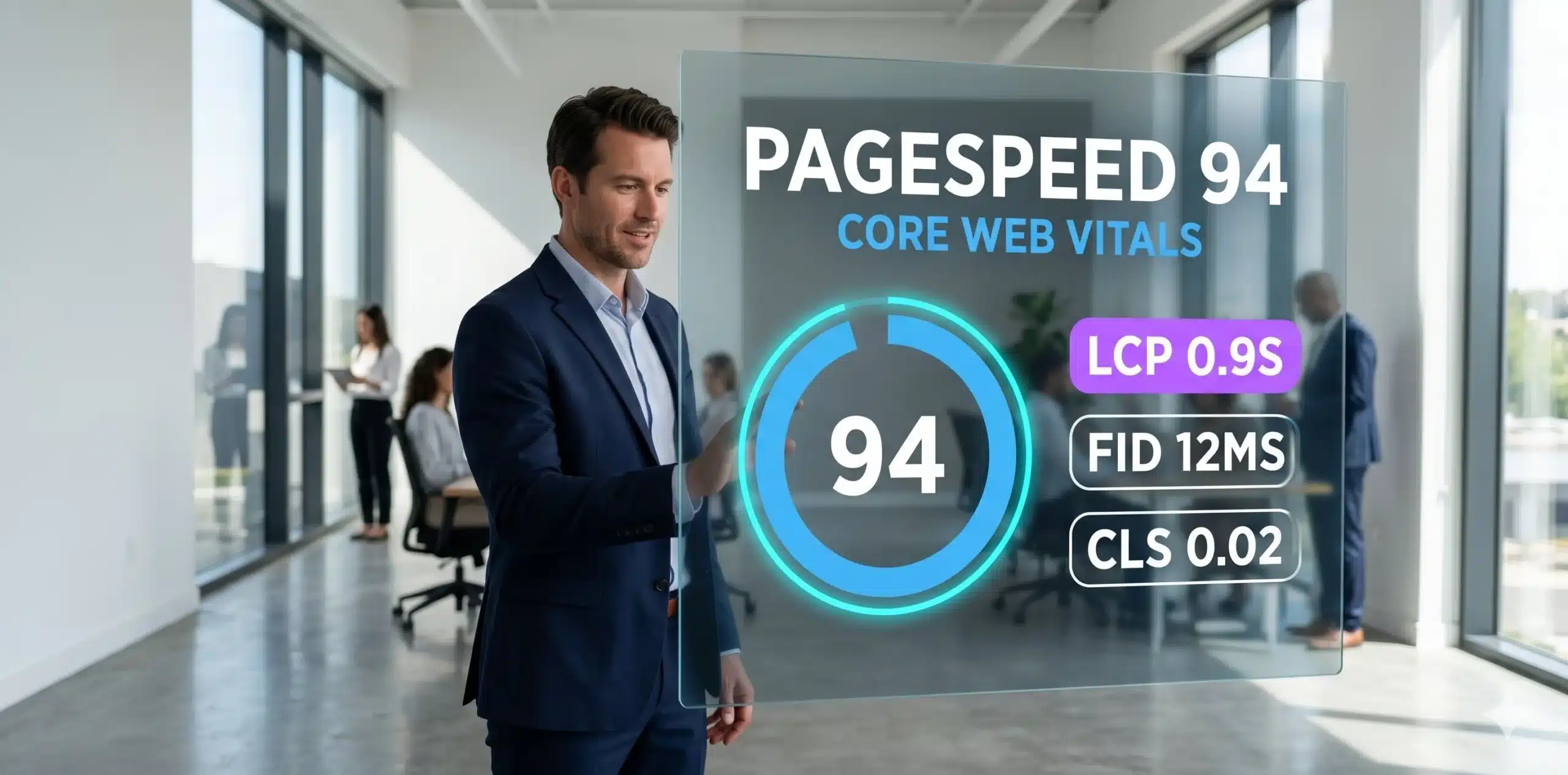 Website Performance PageSpeed 94 Newmountains.IT Website-Performance-Optimierung von Newmountains.IT — Google PageSpeed Score 94 mit unter 1 Sekunde Largest Contentful Paint