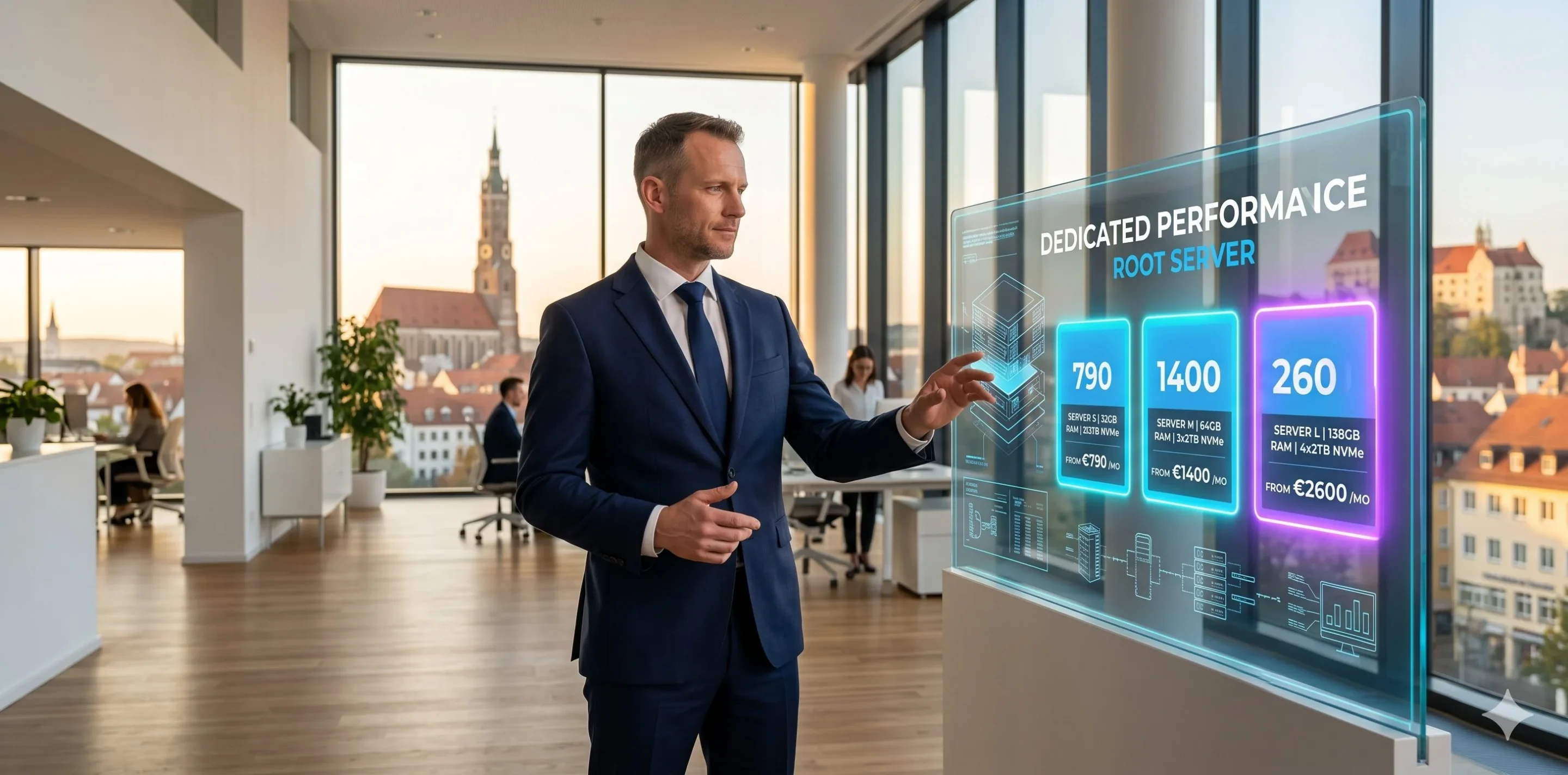 etcup Root-Server mit dedizierter AMD-EPYC-CPU und 99,9 Prozent Verfügbarkeit ab 10,74 Euro netto für hohe Performance
